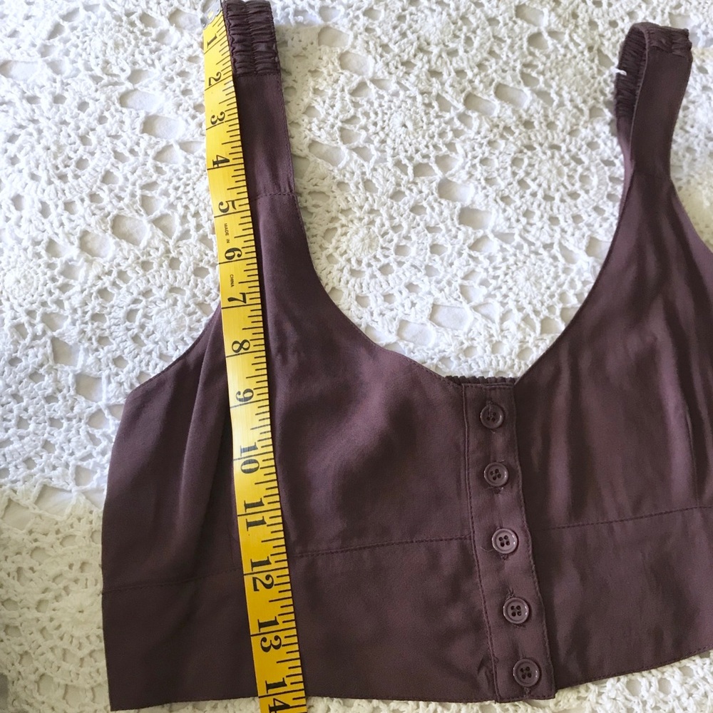 Honey Punch Button-Up Crop Top - Picture 7 of 8